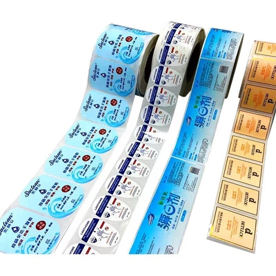 Imprimible seguro auténtico del oro de encargo de Logo Packaging Hologram Label Sticker
