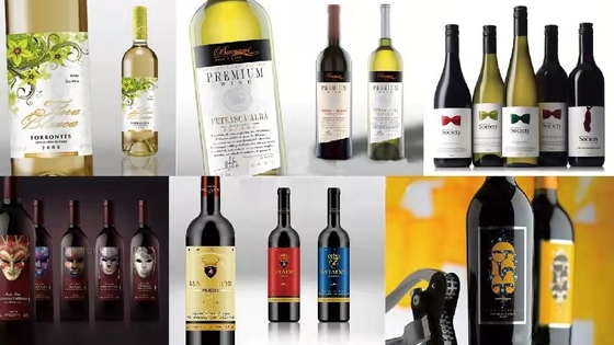 La lámpara en blanco del cumpleaños 40.o de las etiquetas autoadhesivas del vino llevó el señorío del partido de la barra KTV del descuento