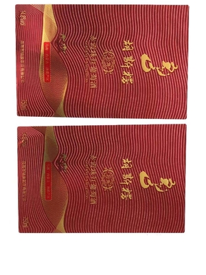 Etiquetas personalizadas de la botella de whisky que imprimen etiquetas engomadas grabadas en relieve privadas del sello de la hoja