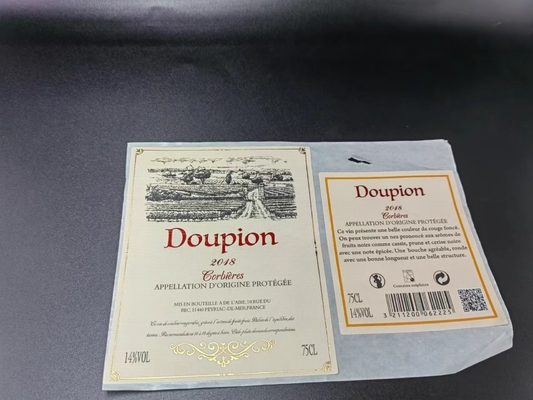 Etiquetas engomadas de la botella de vino de las etiquetas del favor para casarse decoraciones del partido de la acción de gracias