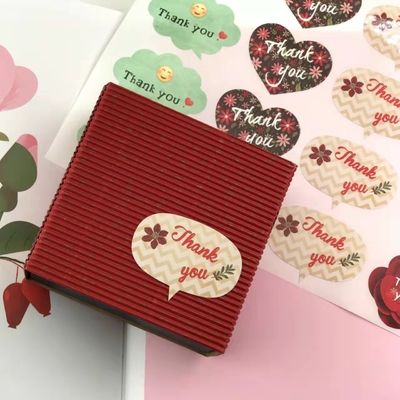 Gracias las etiquetas engomadas del regalo de la Navidad del amante que las etiquetas marcan con etiqueta personalizaron imprimible
