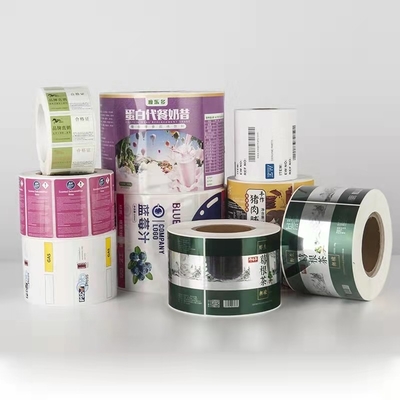 El envase cosmético de encargo de las etiquetas del tarro cubrió la impresión de papel de la versión del picosegundo