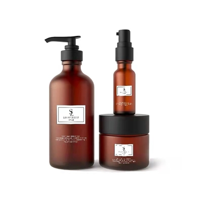Etiqueta cosmética farmacéutica que imprime las etiquetas engomadas caseras de encargo del producto para las botellas del champú