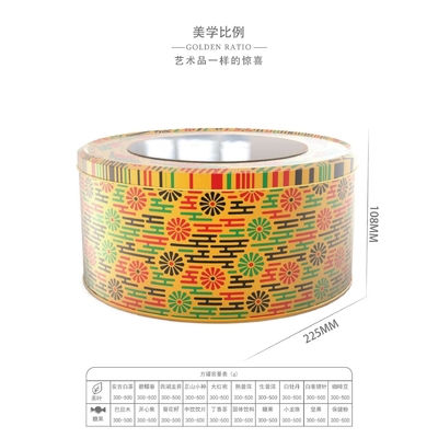contenedor de almacenamiento del azafrán de Tin Jar Lid Aluminum Round de la vela 50ml