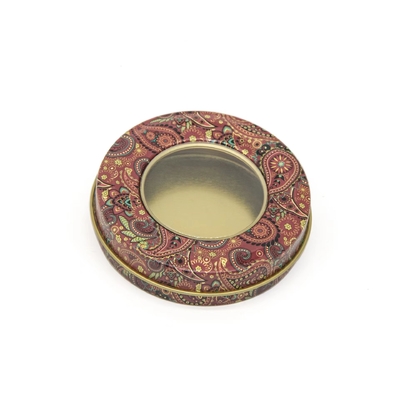 ODM del OEM de los envases de Rose Gold Tin Metal Candle mini