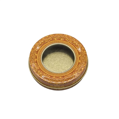 ODM del OEM de los envases de Rose Gold Tin Metal Candle mini