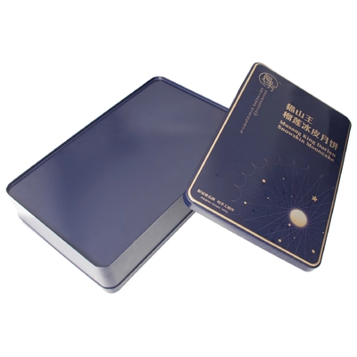 La aduana de lujo de la caja del té de Tin Box Packaging Gift Square del chocolate del metal imprimió