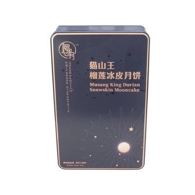 Ventana transparente de acero inoxidable Tray Inside Book Shape de Tin Box For Tea Packaging