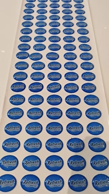 Etiquetas engomadas abovedadas de epoxy de las etiquetas que imprimen 3D la aduana impermeable Crystal Logo