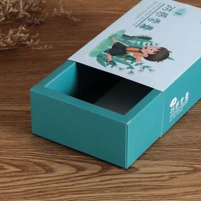 Cartulina de empaquetado reciclada de Kraft del cajón de la caja del regalo de papel del OEM