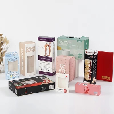 Caja de papel reciclada amistosa de Eco que empaqueta para la cartulina cosmética de lujo de la comida