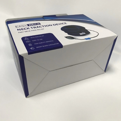 La caja de empaquetado de papel de encargo del té para la hoja de oro de la comida de las galletas acanaló rosa