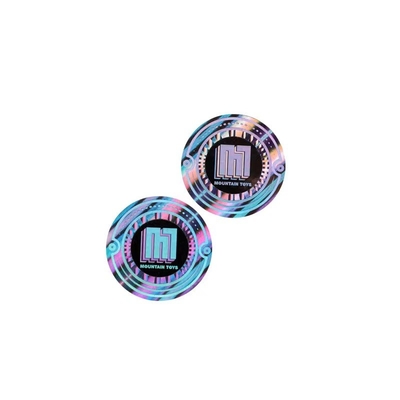 Lustre evidente de empaquetado 3D 2.o del labio de las etiquetas del pisón olográfico del paquete de la etiqueta engomada del holograma de la seguridad
