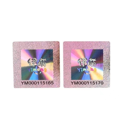 Seguridad personalizada del vacío del sello del paso de la prenda impermeable del sello de la etiqueta de la etiqueta engomada del holograma 3d