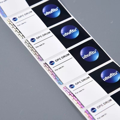 Seguridad personalizada del vacío del sello del paso de la prenda impermeable del sello de la etiqueta de la etiqueta engomada del holograma 3d