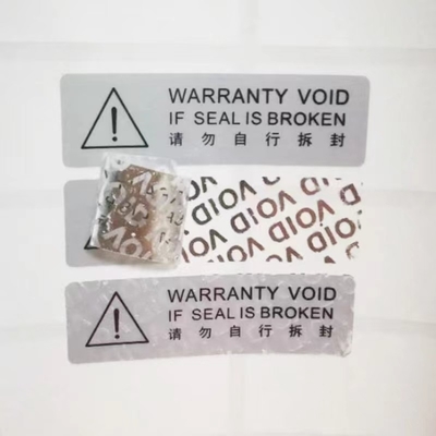 Seguridad del VACÍO del níquel del metal de la etiqueta engomada del holograma 3D de la falsificación anti del OEM para el cuidado de piel