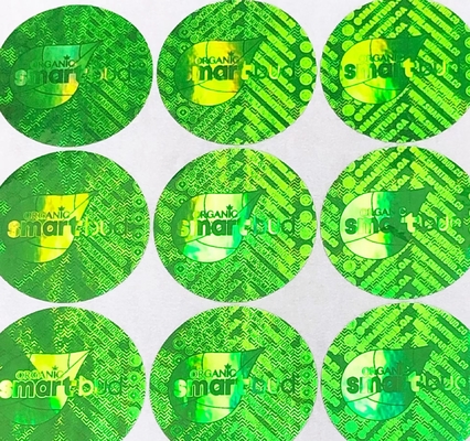 Suministros de fábrica de seguridad diseñada Holograma dorado láser Marcas comerciales