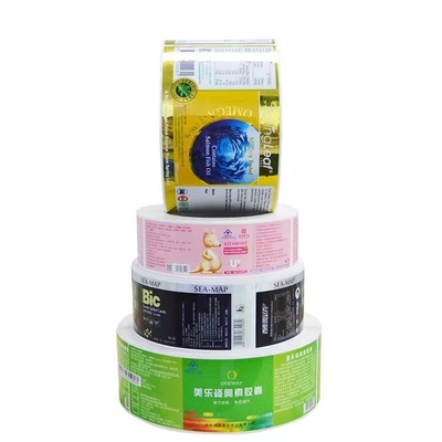 Logo Cosmetic Clear Vinyl Die impreso ULTRAVIOLETA cortó prenda impermeable transparente de encargo de la etiqueta engomada